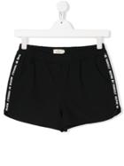 Andorine Teen Inspire Be Yourself Print Shorts - Black