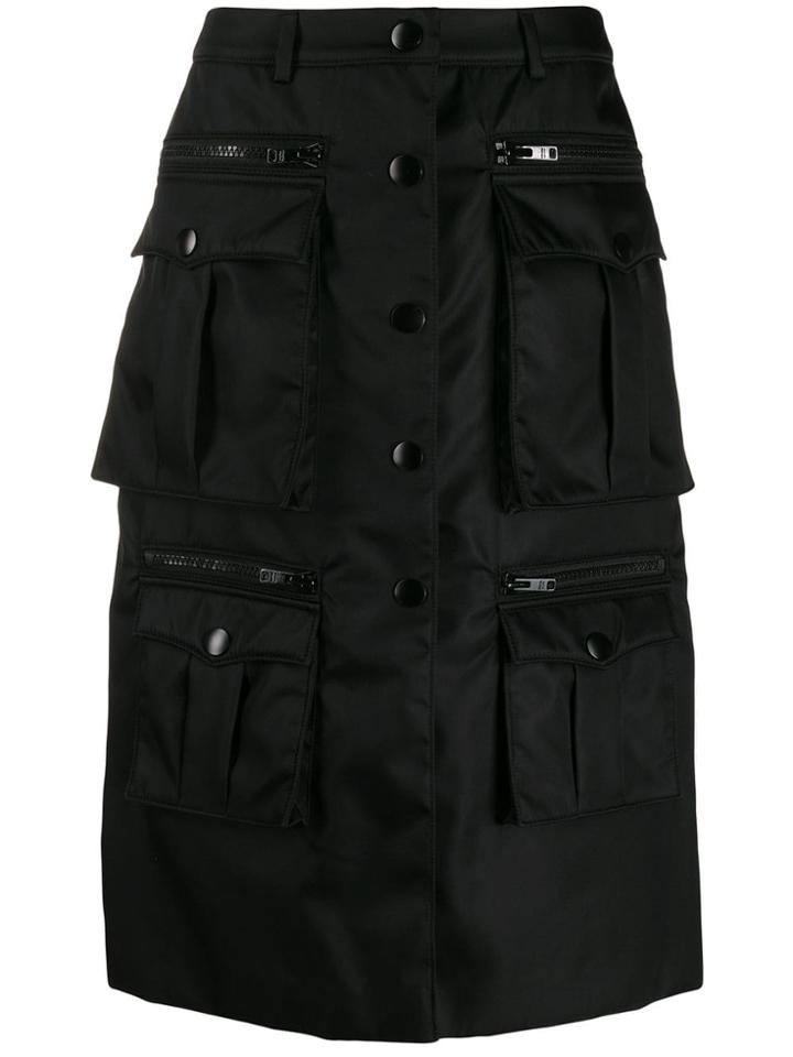 Prada Pocket Nylon Skirt - Black