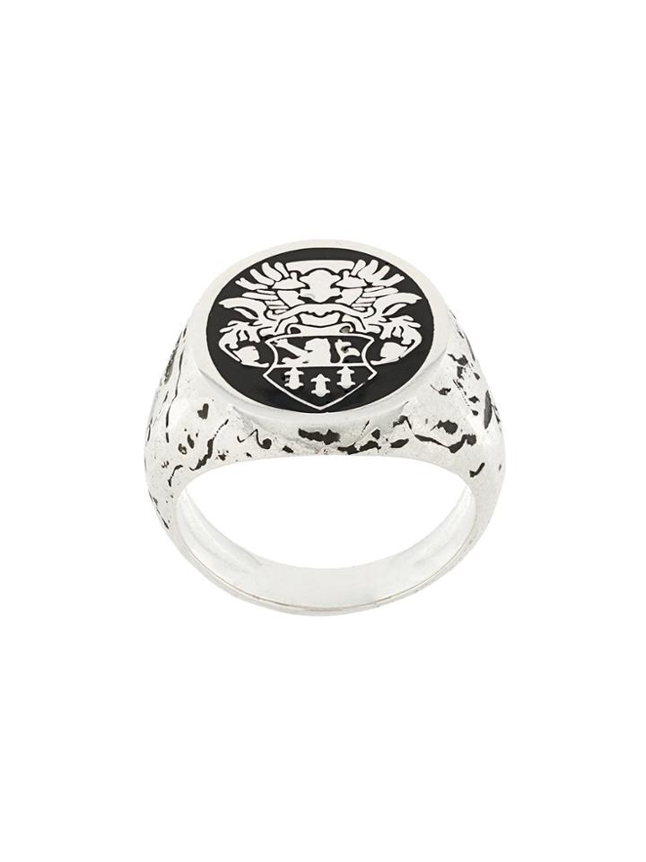 Andrea D'amico Signet Ring - Metallic