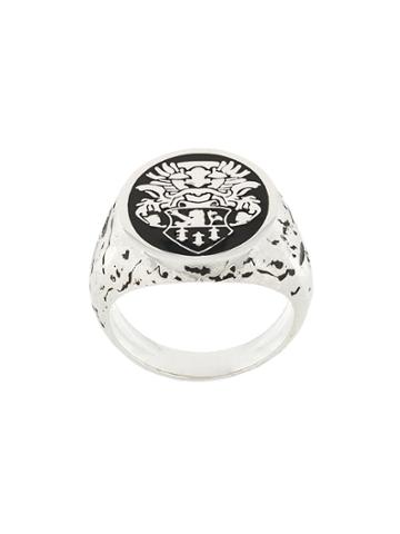 Andrea D'amico Signet Ring - Metallic
