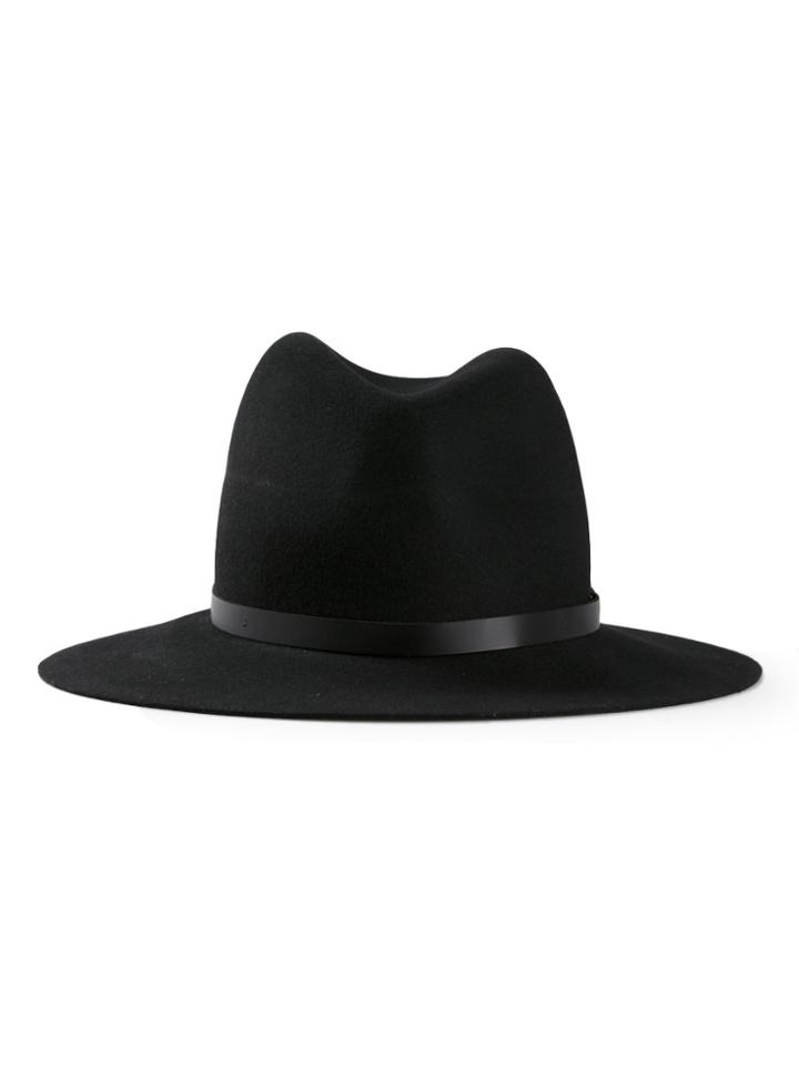 Rag & Bone Fedora Hat - Black