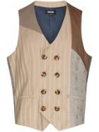 Ahluwalia Winston Double-breasted Waistcoat - Brown