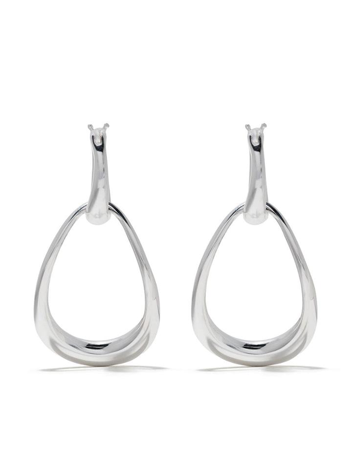 Georg Jensen Offspring Interlocked Earrings - Silver