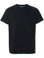 Off-white Logo Print T-shirt, Men's, Size: Xs, Black, Cotton