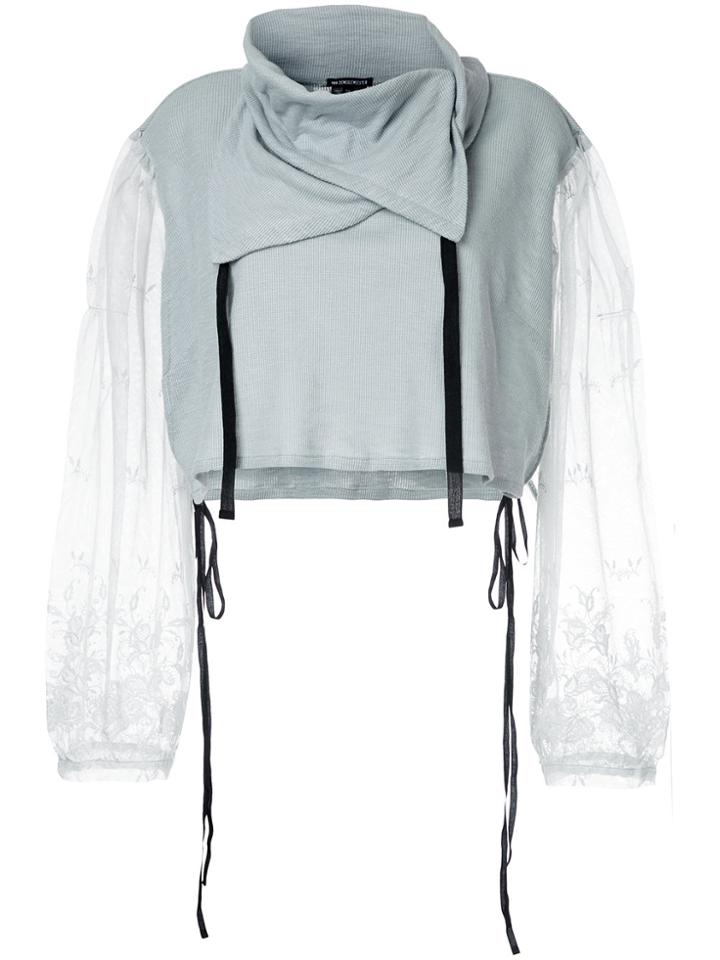 Ann Demeulemeester Asymmetric Top - Grey