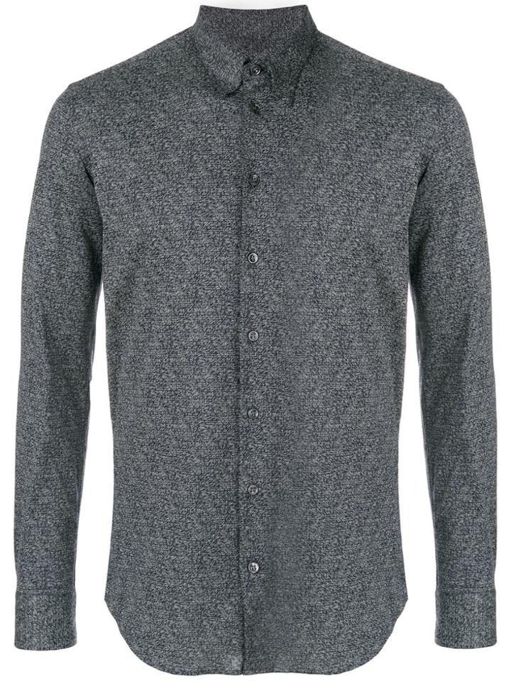Giorgio Armani Long Sleeve Shirt - Blue