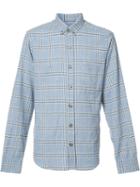 Bristol Checked Shirt, Men's, Size: Xl, Blue, Cotton/wool