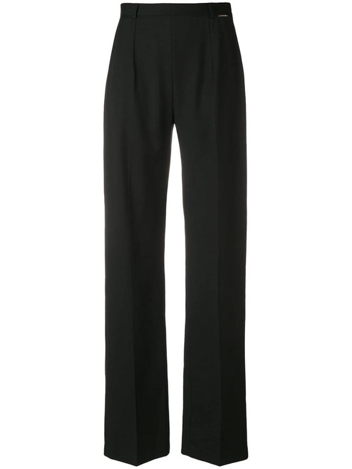 Styland Straight Tailored Trousers - Black