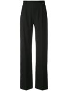 Styland Straight Tailored Trousers - Black