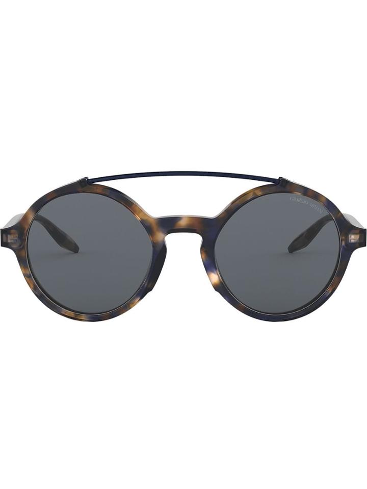 Giorgio Armani Round Frame Sunglasses - Blue