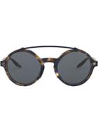 Giorgio Armani Round Frame Sunglasses - Blue
