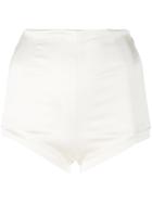 Murmur High-waist Fitted Shorts - Nude & Neutrals