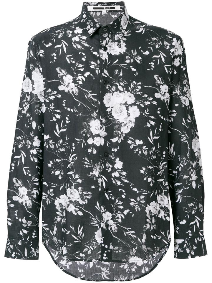 Mcq Alexander Mcqueen Antique Florals Shirt - Grey
