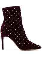Valentino Valentino Garavani Rockstud Spike Court Boot - Red