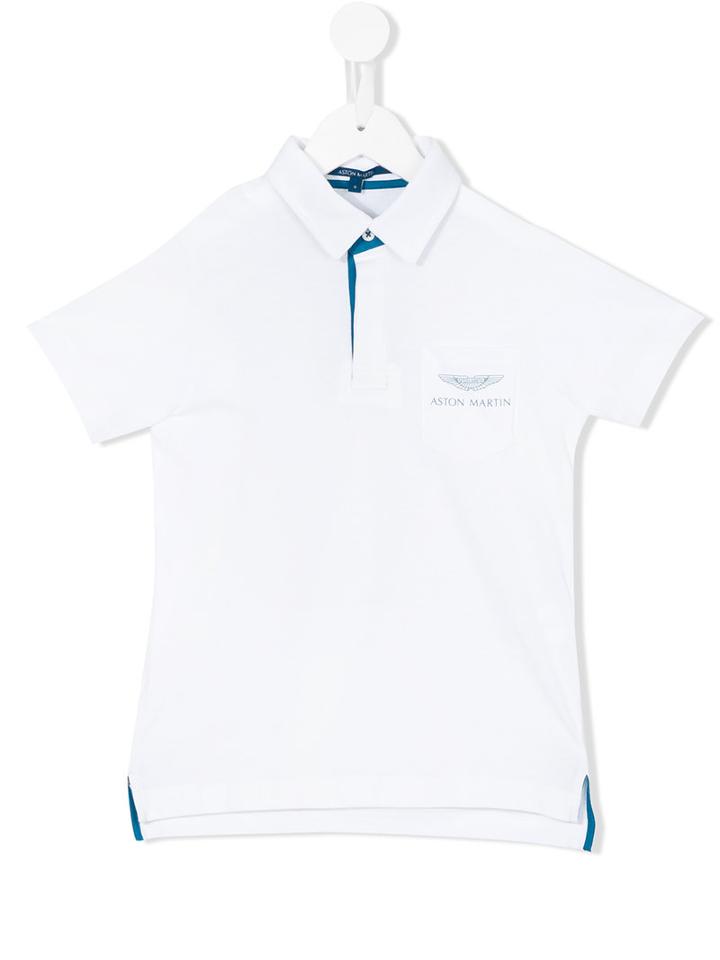 Aston Martin Kids - Logo Polo Shirt - Kids - Cotton - 8 Yrs, White