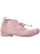 Marsèll Lace-up Desert Boots - Pink & Purple