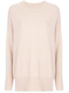 N.peal Round Neck Tunic - Nude & Neutrals