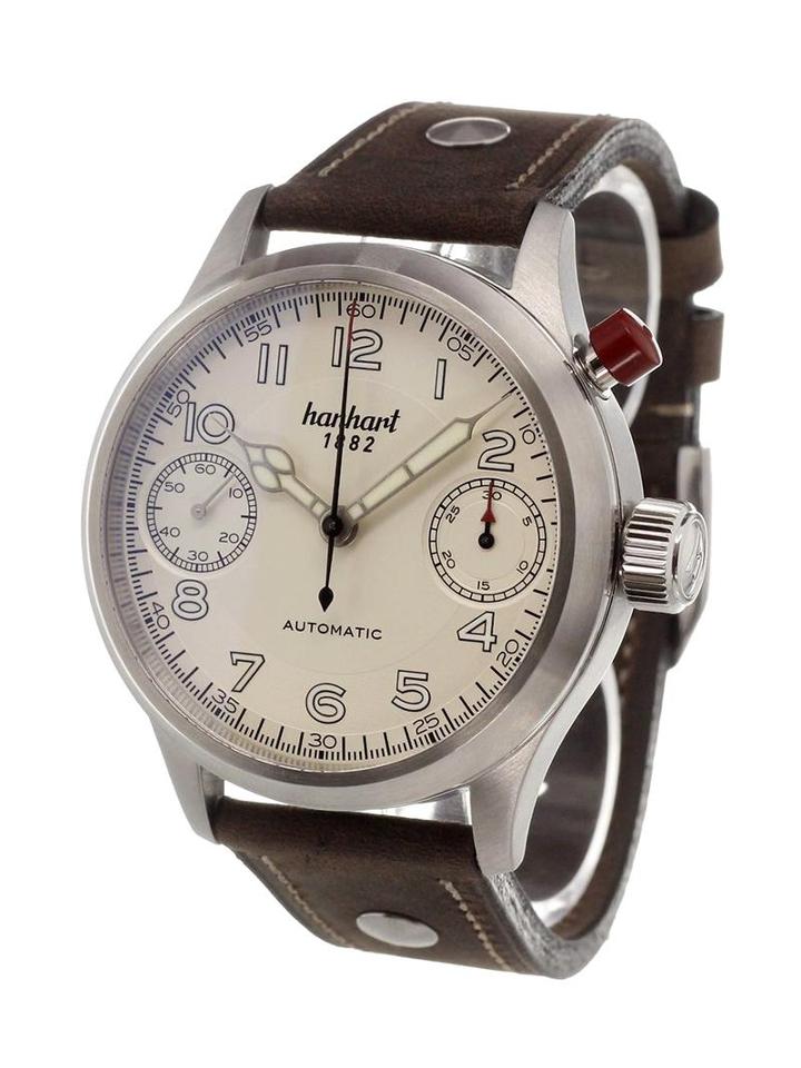 Hanhart 'pioneer Monoscope' Analog Watch, Men's, Stainless Steel