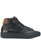 Maison Margiela Contrast Heel Sneakers - Black