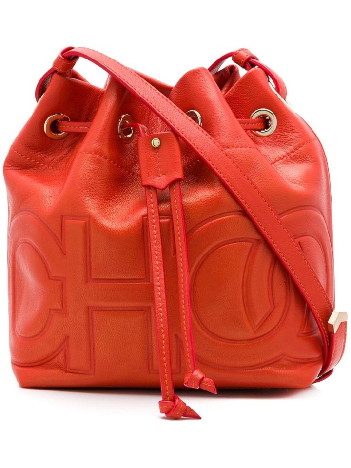 Jimmy Choo Juno Bucket Bag - Orange