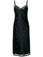 Alexander Wang Stud Detail Slip Dress - Black