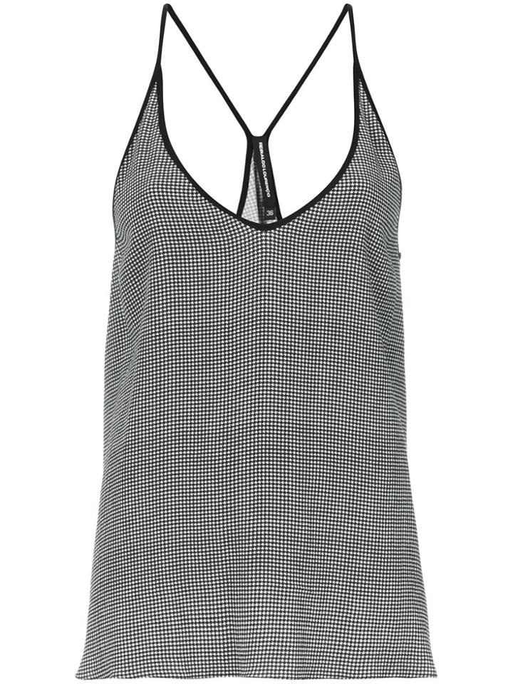 Reinaldo Lourenço Racerback Blouse - Black