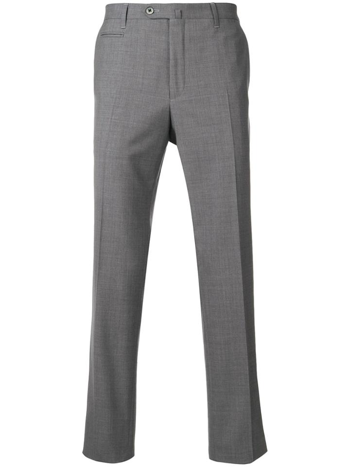 Corneliani Slim Fit Suit Trousers - Grey