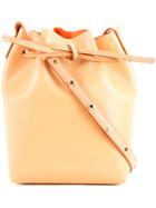 Mansur Gavriel - Mini Mini Bucket Bag - Women - Leather - One Size, Yellow/orange, Leather