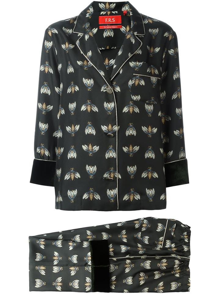 For Restless Sleepers 'fly' Pattern Evening Suit