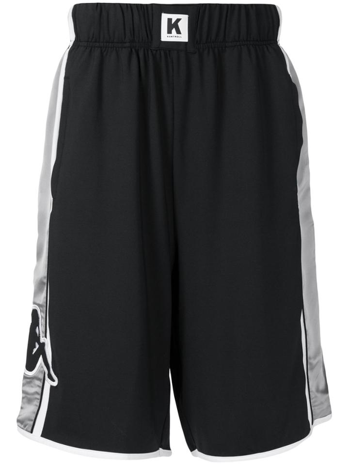 Kappa Logo Running Shorts - Black