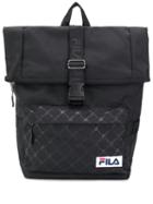 Fila Logo Patch Backpack - Black
