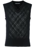 Neil Barrett Perforated Knit Vest