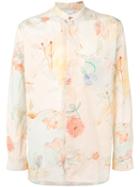 Paul Smith - Floral Print Shirt - Men - Cotton - L, Nude/neutrals, Cotton
