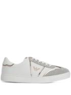 Emporio Armani Panelled Low-top Sneakers - White