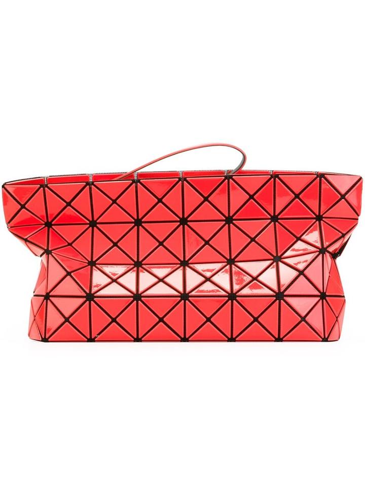 Bao Bao Issey Miyake Mini 'prism' Clutch, Women's, Red