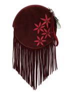 Sarah Chofakian Tassel Boho Clutch - Red
