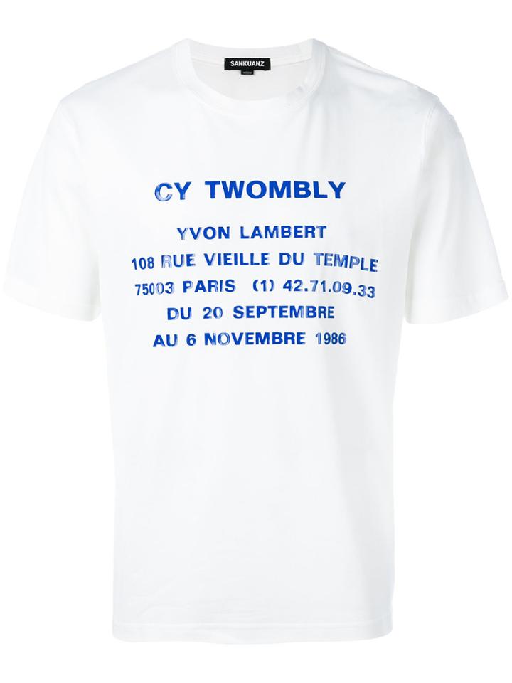 Sankuanz Cy Twombly Tee - White