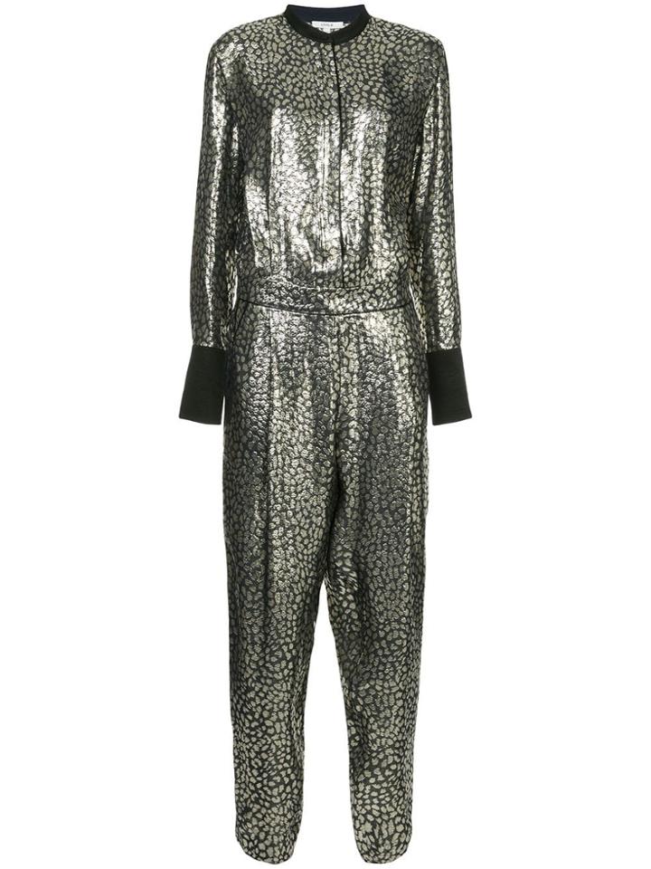 Layeur Barbara Metallic Jumpsuit - Black