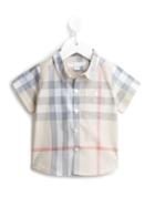 Burberry Kids - House Check Shirt - Kids - Cotton - 24 Mth, Nude/neutrals