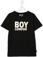 Boy London Kids Teen Logo Print Jersey T-shirt - Black