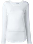Closed Longsleeved T-shirt, Women's, Size: Medium, White, Cotton/polyester