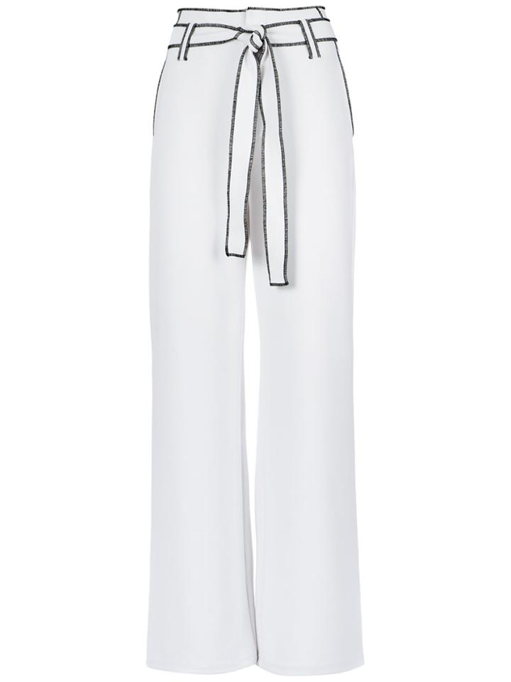 Tufi Duek Belted Waist Wide Leg Trousers - Unavailable