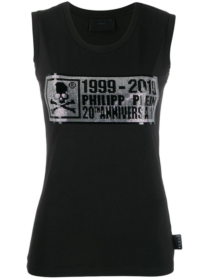 Philipp Plein 20th Anniversary Vest Top - Black