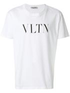 Valentino Slogan Print T-shirt - White