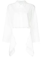 Astraet Cropped Shirt - White
