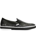 Jimmy Choo Grove Sneakers, Men's, Size: 42, Black, Calf Leather/leather/rubber