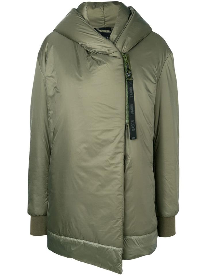 Bacon Hooded Coat - Green