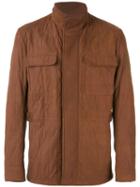 Berluti - Wave Stitch Jacket - Men - Leather - 52, Brown, Leather