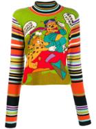 Kansai Yamamoto Pre-owned Mixed Motif Jumper - Black