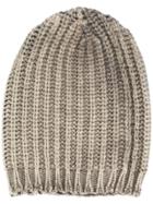 Avant Toi Ribbed Hat - Neutrals